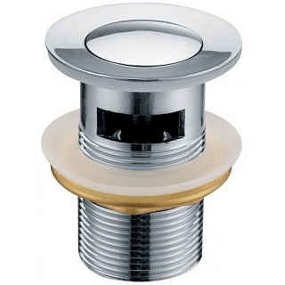 Донный клапан KAISER хром автомат мет. (8035)