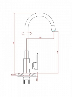Смеситель д/кухни Haiba HB70112-3 комбинированный силиконовый с гибким изливом (серый)