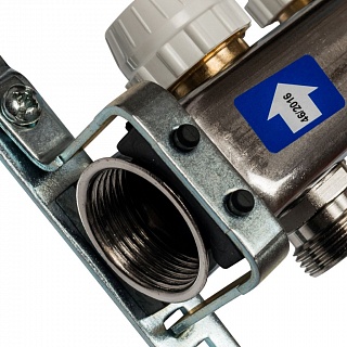 Коллектор 10-вых. нерж.ст. с расходомер. (SMS 0917 000010) STOUT