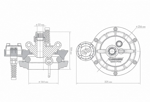 Оголовок  скважинный ОСПБ 140-160/32 