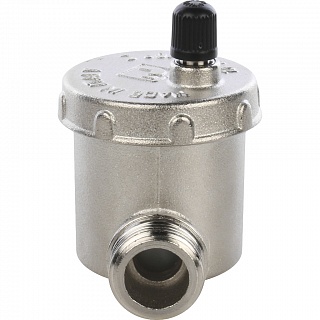 Воздухоотводчик автоматический угловой никель 1/2" 0-110С (144/10) (SVS-1013-000015)