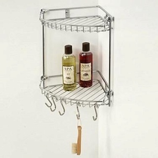 Полка металлическая двойная WasserKRAFT K-1222