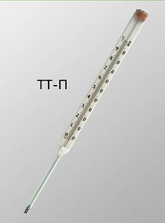 Термометр ТТП 4 (0+100) 66 мм керос.прямой 