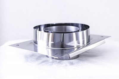 Монтажная площадка утепленная  К 180/250 нерж 1 мм (AISI 304) / нерж 0,5 мм КО 3/4