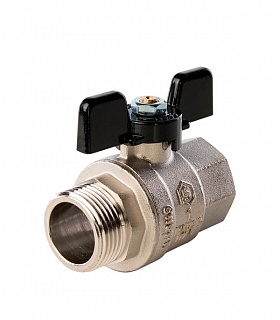 Кран шар. стандартнопроходной баб. ВН 1/2" (15/195) (SVB-0014-000015) STOUT 