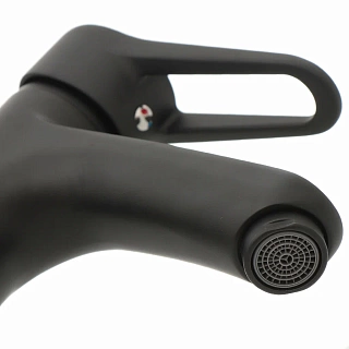 Смеситель д/раковины G-lauf (NUD1-A045MG) ГРАФИТ ф35 