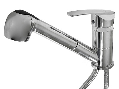 Смеситель д/кухни Solone (KEN4-A031)  вытяжной излив