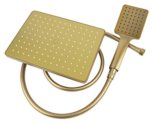 Душ. система KAISER Cube золото матовое (01582-3)