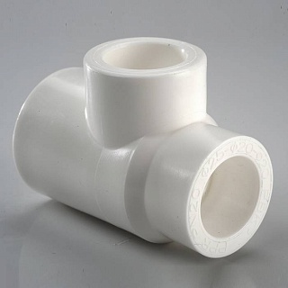 Тройник редуцир. 32*25*25 белый (20/80) ПРО АКВА (РА14534Р)