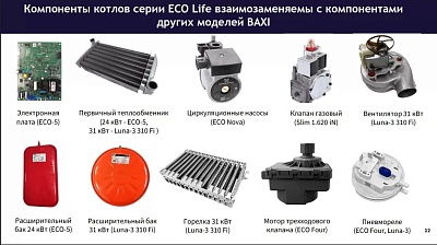 Котел газовый BAXI ECO Life 1.24F 7814105 ВЫГОДА!!!