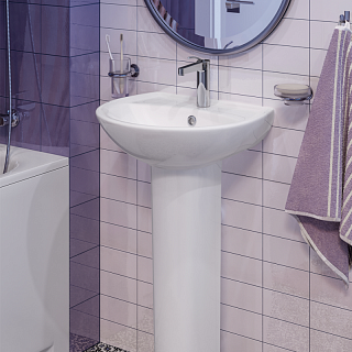 Умывальник с пьед."АТТИКА-48" (с пьедесталом Аттика) (Самара) 