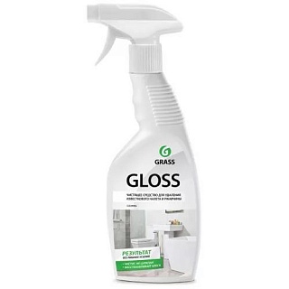 Средство чистящее д/акрил.ванн, фаянса GLOSS (флак.600мл/12) Grass 221600 АКЦИЯ