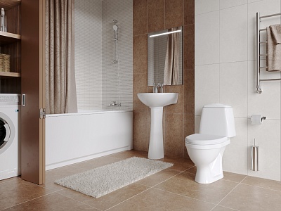 Унитаз-комп "Соната" белый в комплекте(Воротынск)