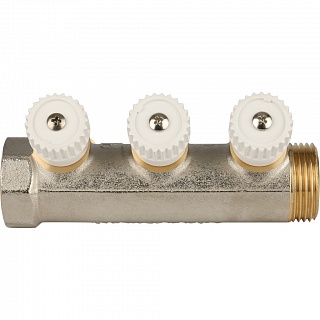 Коллектор распределительный 1", 3 отвода 3/4"ЕК (SMB 6851 013403) STOUT