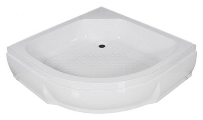Поддон акриловый 0,8х0,8х0,24 RIVER/WEMOR полукруг 