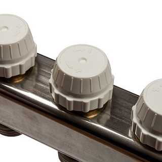 Коллектор 5-вых. нерж.ст. с расходомер. (SMS 0927 000005) STOUT