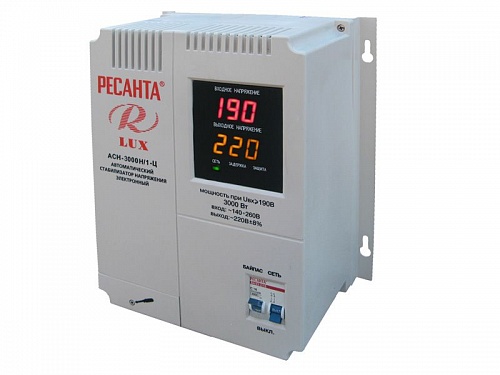 Стабилизатор Ресанта  АСН-3000 Н/1-Ц  Lux