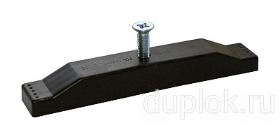 Фиксатор решетки пластиковый DN 150 (с винтом) (91152) 165х27х20