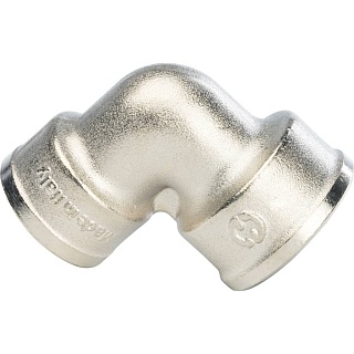 Уголок 3/4"-1" г/г с ограничителем ник.  GF (40/5) (SFT-0014-000134)