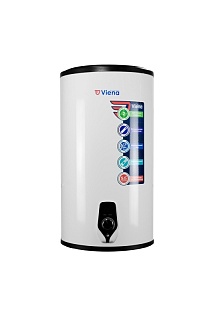 Водонагреватель Viena  EVS 50-V (1,3+0,7кВт) нерж 304 круглый