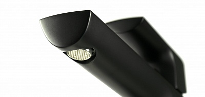 Смеситель д/умывальника "URSUS" (7209BL) высокий черный LEMARK ВЫГОДА!!