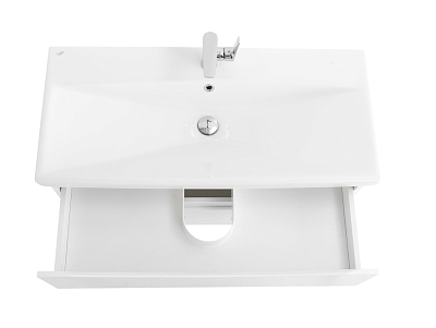 Комплект мебели 80 "MARINO-CER" MARINO-CER-800-2C-SO-BO-P белый 2ящ. BelBagno (ум.BB0322-80-LVB)