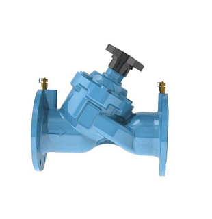 Клапан балансировочный чуг. Ду80 Ру16 фланец Kvs 119,5 Benarmo (монт. дл.310мм) (022-6968)
