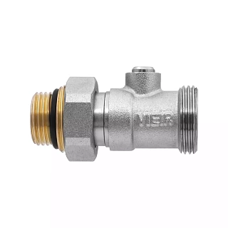 Узел нижнего подключения для радиатора раздельный прямой 3/4"x1/2"  VR1155  VIEIR (100/1шт)