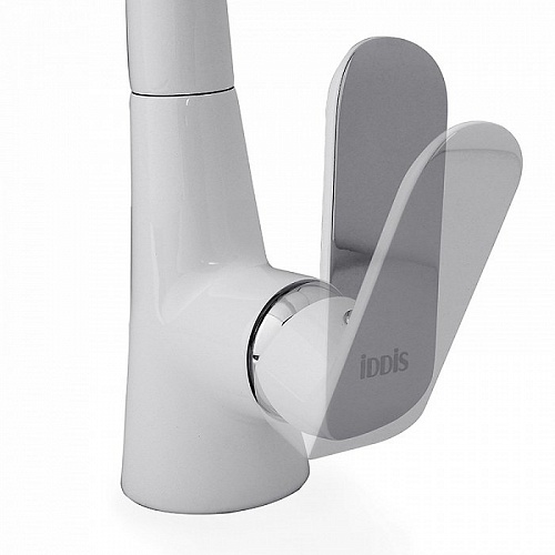 Смеситель для кухни, белый/хром, Calipso, IDDIS, CALSBL0i05