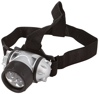 Фонарь FIT налобный светодиодный,  7 LED  3ААА 67743