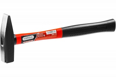 Молоток слесарный MIRAX Fiberglass 500 г с фиберглассовой рукояткой 20031-05