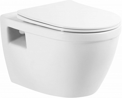 Унитаз подвесной Belbagno "LOTO" безободк. с сид. м/л (BB070CHR + BB070SC)/BB070CHR/SC) 