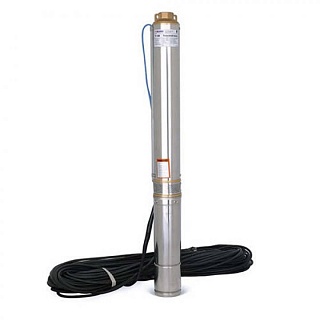 Насос S4 3/13 скваж, каб.+трос 30м, G1¼", Qmax=4,2м ³/ч, Hmax=72м, 1х220В, 0.75кВт (60197290) ВЫГОДА
