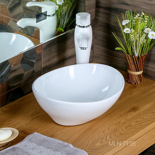 Умывальник фигурный 7138 MELANA