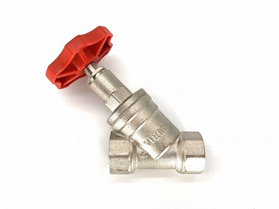 Вентиль прямоточный запорно- регулировочный  1/2"   (GL183)  ViEiR (100/10шт)