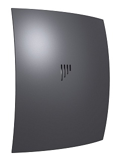 Вентилятор BREEZE 4C DARK GRAY METAL осевой с обр.клапаном (настенный,потолочный)