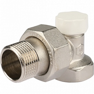 Клапан запорно-балансировочный, угловой 3/4" (SVL 1156 000020) STOUT АКЦИЯ !!!