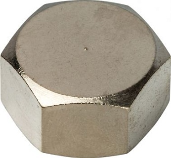 Заглушка 3/8" на трубу, гайка  ник. (400/10)  (SFT-0027-000038) STOUT