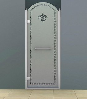 ДУШЕВАЯ ДВЕРЬ В НИШУ CEZARES RETRO -A-B-1-90-CP-G-L