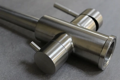 MAGNUS Смеситель д/кухни, Г-образный излив,под фильтр нерж. ст. марка 304, код: 91122