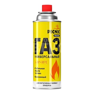 Газовый баллончик "Picnic" 520см3 (пропан-бутан-изобутан)(32994_0003)