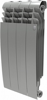 Радиатор бим. Royal Thermo BiLiner new/Silver Satin 500x4