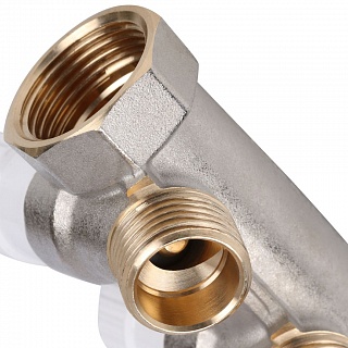 Коллектор распределительный 3/4  2 контура 1/2 (SMB 6851 341202) STOUT