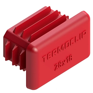 Заглушка для профиля TEC SC 28*18мм (400/100 шт/кор) (09379006)