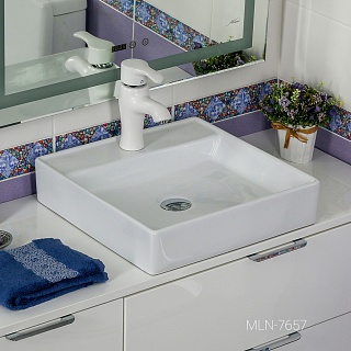 Умывальник фигурный 7657 MELANA