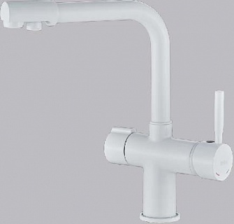 Смеситель д/кухни Haiba HB70088-8 под фильтр белый 